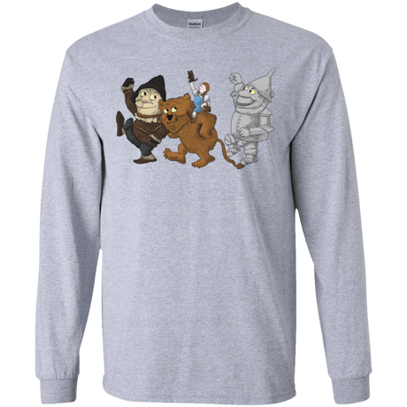 T-Shirts Sport Grey / YS Where the Friends Things Are Youth Long Sleeve T-Shirt