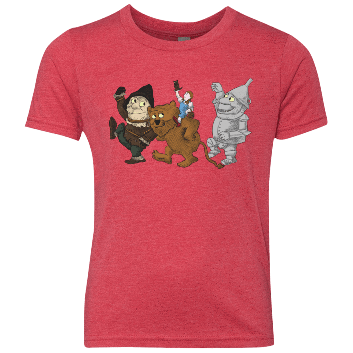 T-Shirts Vintage Red / YXS Where the Friends Things Are Youth Triblend T-Shirt