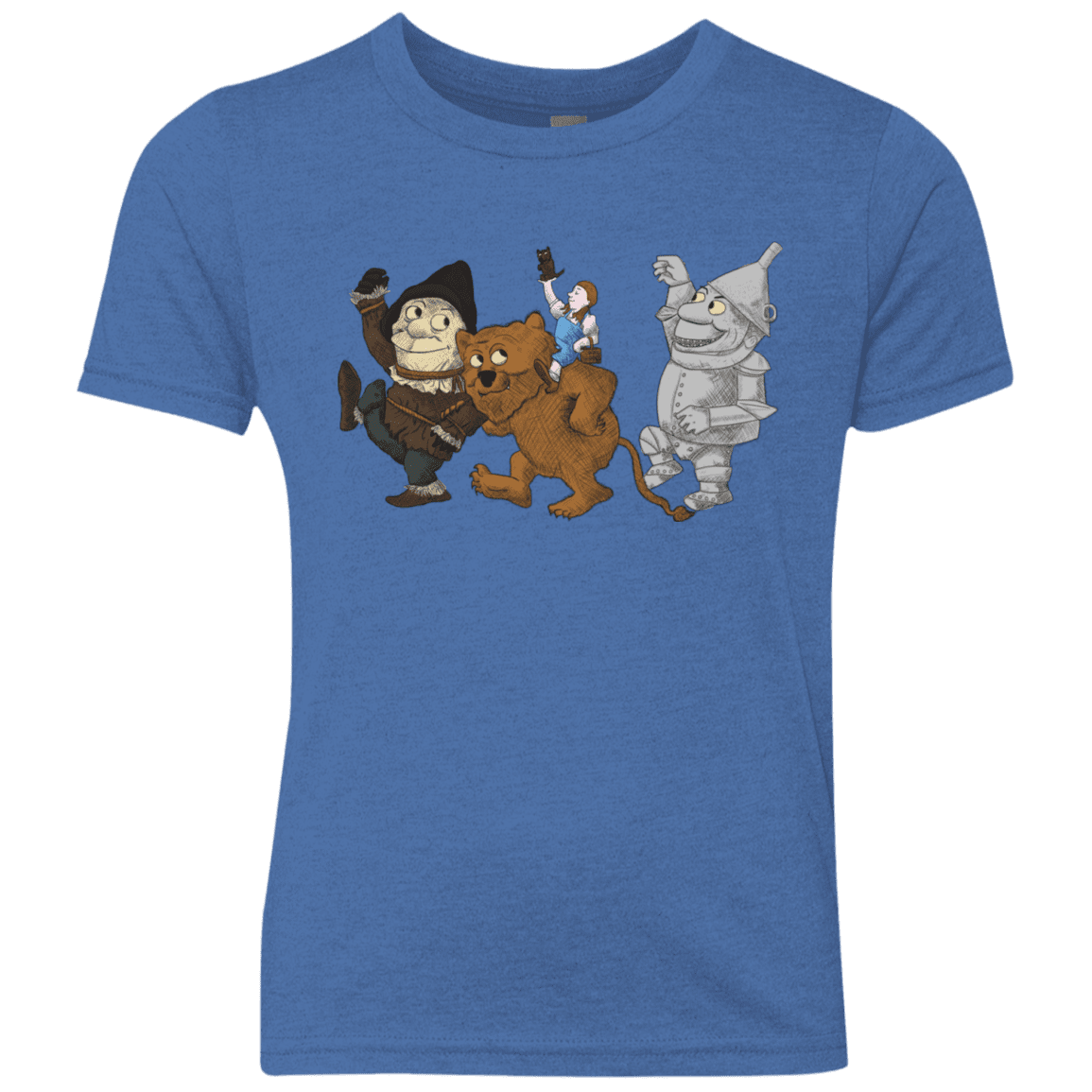 T-Shirts Vintage Royal / YXS Where the Friends Things Are Youth Triblend T-Shirt
