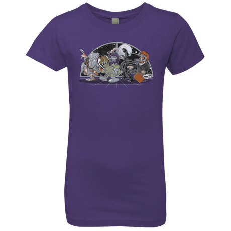 T-Shirts Purple Rush / YXS Where The Nasty Aliens are Girls Premium T-Shirt
