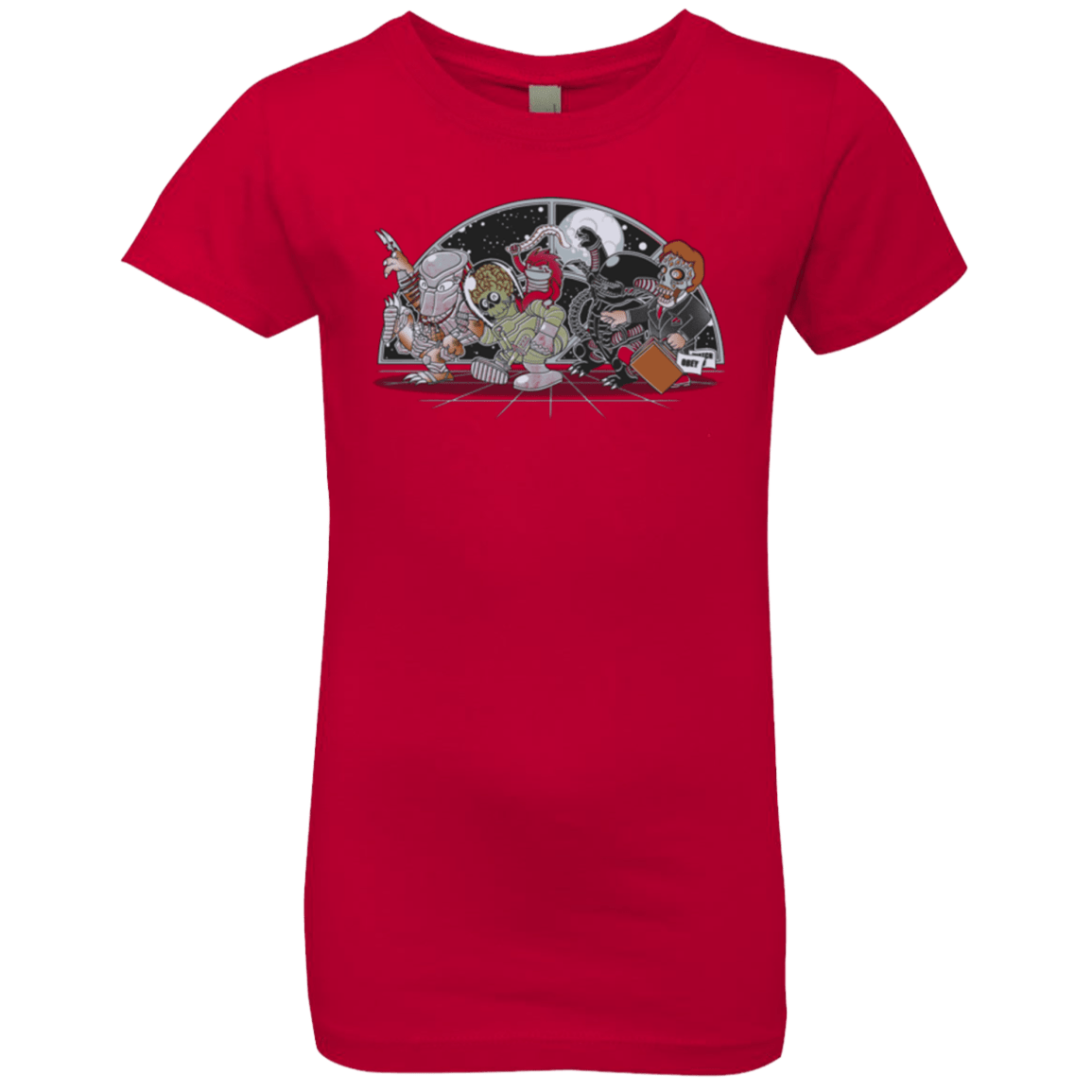 T-Shirts Red / YXS Where The Nasty Aliens are Girls Premium T-Shirt