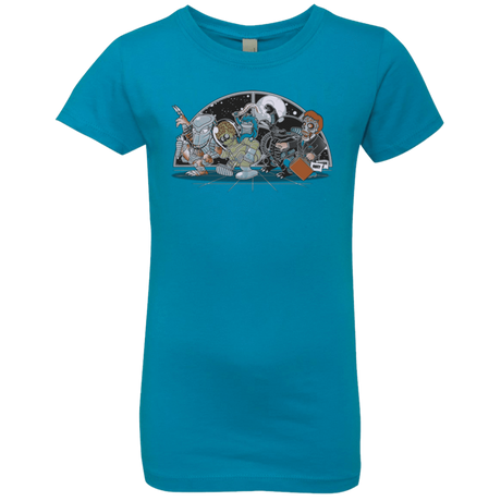 T-Shirts Turquoise / YXS Where The Nasty Aliens are Girls Premium T-Shirt