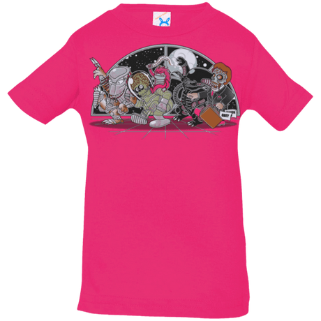 T-Shirts Hot Pink / 6 Months Where The Nasty Aliens are Infant Premium T-Shirt