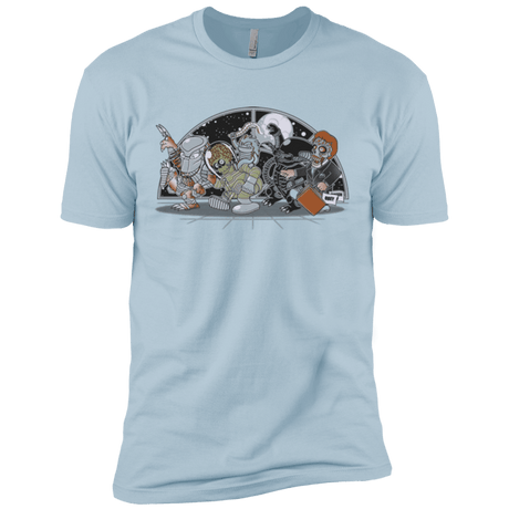 T-Shirts Light Blue / X-Small Where The Nasty Aliens are Men's Premium T-Shirt