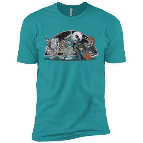 T-Shirts Tahiti Blue / X-Small Where The Nasty Aliens are Men's Premium T-Shirt