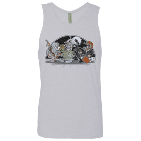 T-Shirts Heather Grey / Small Where The Nasty Aliens are Men's Premium Tank Top
