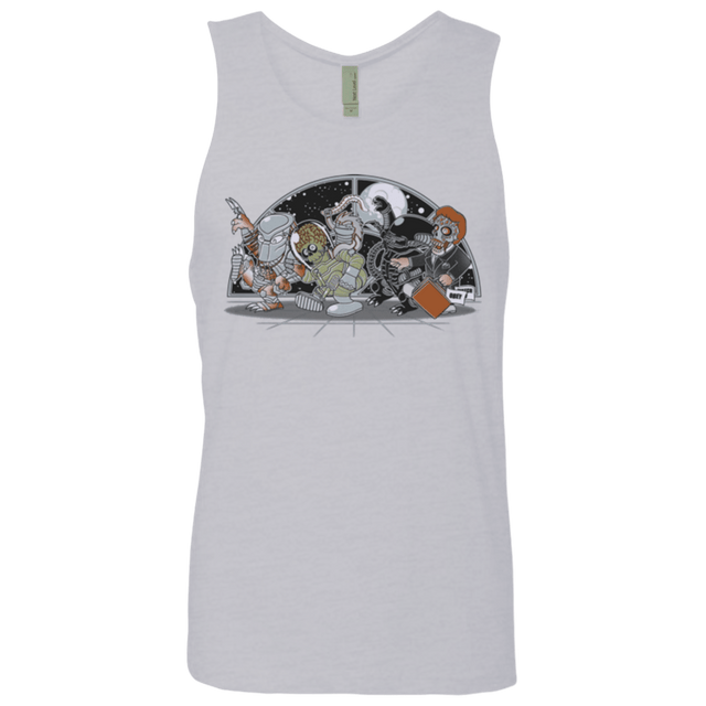 T-Shirts Heather Grey / Small Where The Nasty Aliens are Men's Premium Tank Top