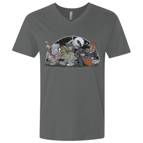 T-Shirts Heavy Metal / X-Small Where The Nasty Aliens are Men's Premium V-Neck