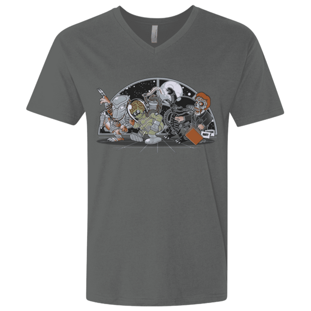 T-Shirts Heavy Metal / X-Small Where The Nasty Aliens are Men's Premium V-Neck
