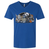 T-Shirts Royal / X-Small Where The Nasty Aliens are Men's Premium V-Neck
