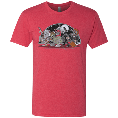 T-Shirts Vintage Red / Small Where The Nasty Aliens are Men's Triblend T-Shirt