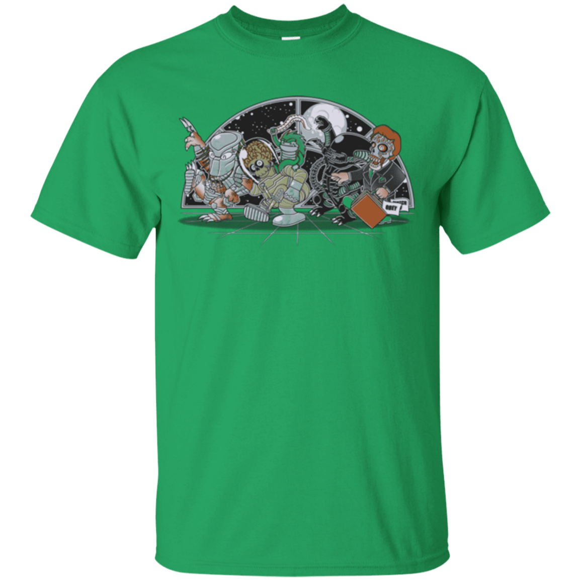 T-Shirts Irish Green / Small Where The Nasty Aliens are T-Shirt