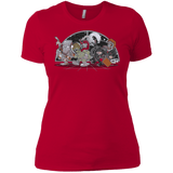 T-Shirts Red / X-Small Where The Nasty Aliens are Women's Premium T-Shirt