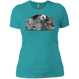 T-Shirts Tahiti Blue / X-Small Where The Nasty Aliens are Women's Premium T-Shirt