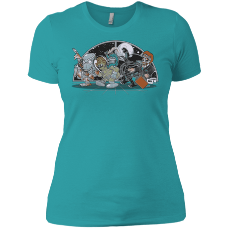 T-Shirts Tahiti Blue / X-Small Where The Nasty Aliens are Women's Premium T-Shirt