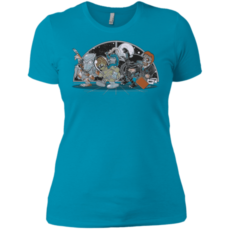 T-Shirts Turquoise / X-Small Where The Nasty Aliens are Women's Premium T-Shirt