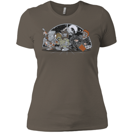 T-Shirts Warm Grey / X-Small Where The Nasty Aliens are Women's Premium T-Shirt