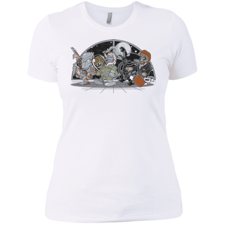 T-Shirts White / X-Small Where The Nasty Aliens are Women's Premium T-Shirt