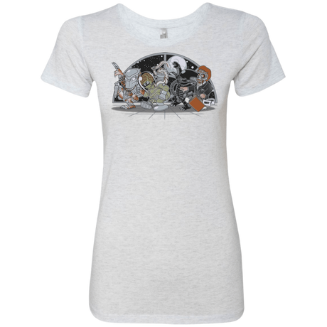 T-Shirts Heather White / Small Where The Nasty Aliens are Women's Triblend T-Shirt