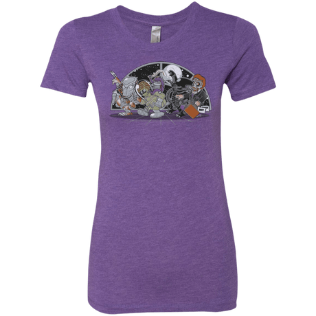 T-Shirts Purple Rush / Small Where The Nasty Aliens are Women's Triblend T-Shirt