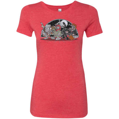 T-Shirts Vintage Red / Small Where The Nasty Aliens are Women's Triblend T-Shirt