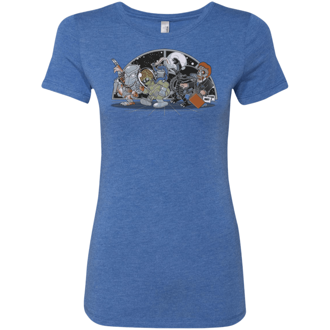 T-Shirts Vintage Royal / Small Where The Nasty Aliens are Women's Triblend T-Shirt