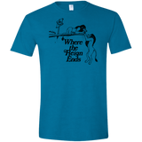 T-Shirts Antique Sapphire / S Where the Reign Ends Men's Semi-Fitted Softstyle