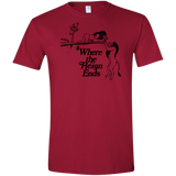 T-Shirts Cardinal Red / S Where the Reign Ends Men's Semi-Fitted Softstyle