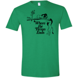 T-Shirts Heather Irish Green / S Where the Reign Ends Men's Semi-Fitted Softstyle