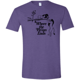 T-Shirts Heather Purple / S Where the Reign Ends Men's Semi-Fitted Softstyle