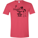 T-Shirts Heather Red / S Where the Reign Ends Men's Semi-Fitted Softstyle