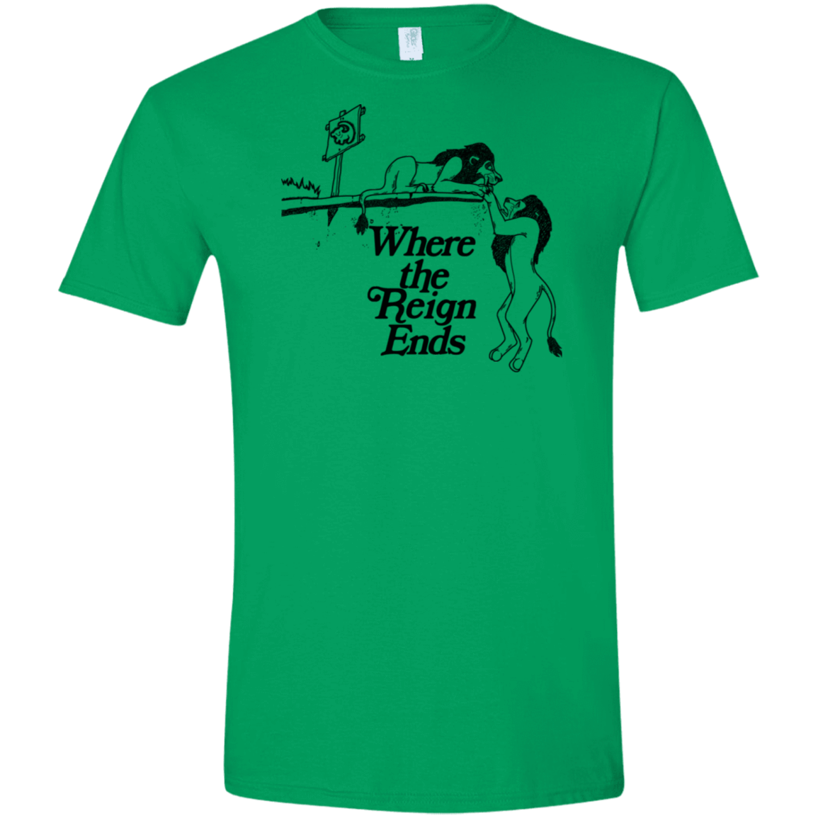 T-Shirts Irish Green / S Where the Reign Ends Men's Semi-Fitted Softstyle