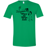 T-Shirts Irish Green / S Where the Reign Ends Men's Semi-Fitted Softstyle