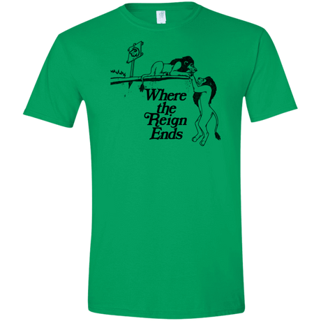T-Shirts Irish Green / S Where the Reign Ends Men's Semi-Fitted Softstyle