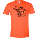 T-Shirts Orange / S Where the Reign Ends Men's Semi-Fitted Softstyle