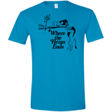 T-Shirts Sapphire / S Where the Reign Ends Men's Semi-Fitted Softstyle