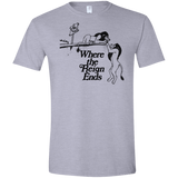 T-Shirts Sport Grey / X-Small Where the Reign Ends Men's Semi-Fitted Softstyle
