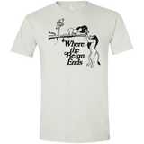 T-Shirts White / X-Small Where the Reign Ends Men's Semi-Fitted Softstyle