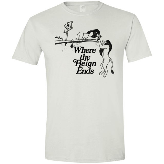 T-Shirts White / X-Small Where the Reign Ends Men's Semi-Fitted Softstyle