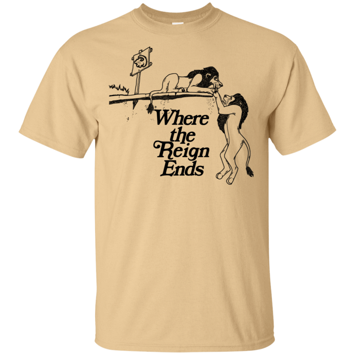 T-Shirts Vegas Gold / S Where the Reign Ends T-Shirt