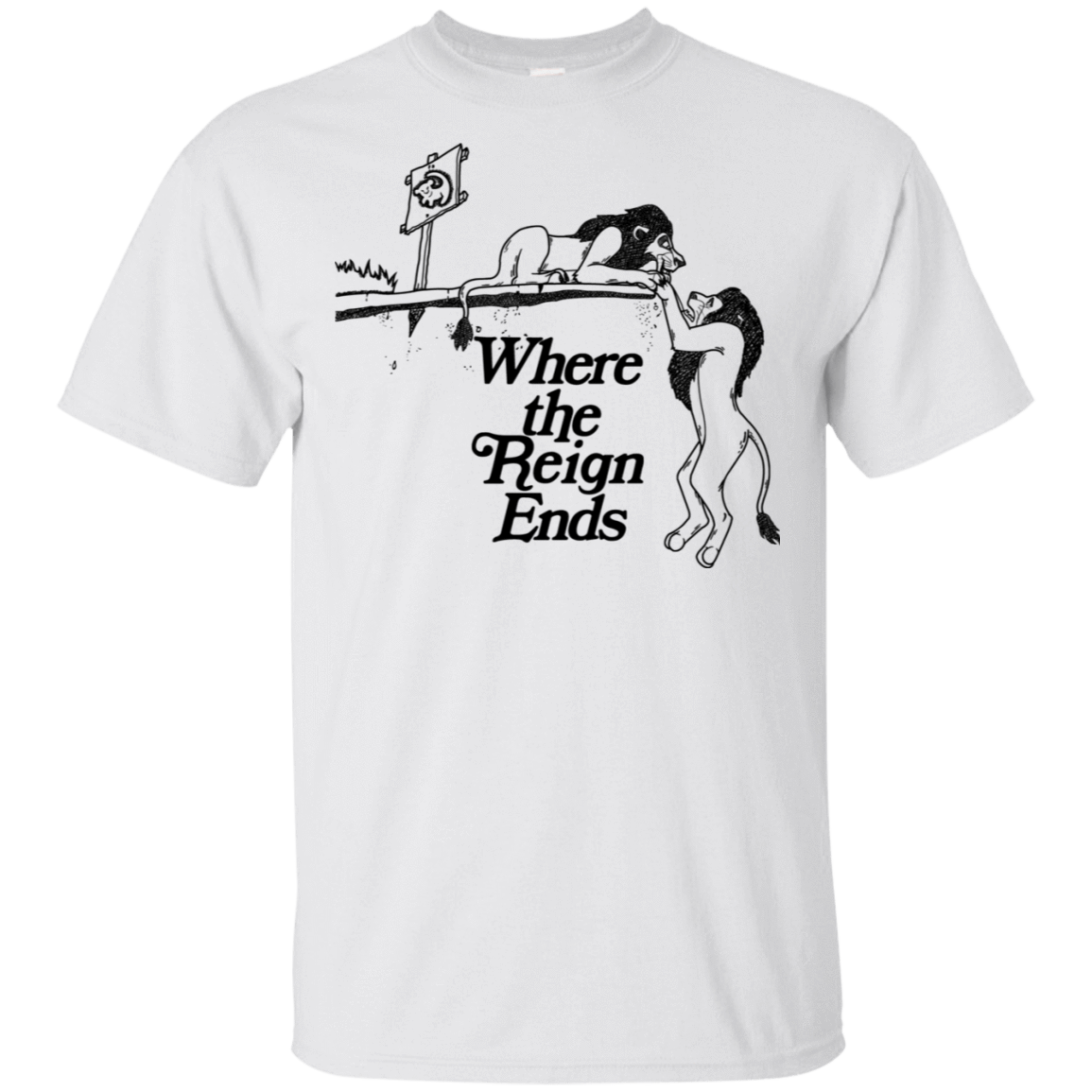 T-Shirts White / S Where the Reign Ends T-Shirt