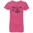 T-Shirts Hot Pink / YXS Where the Sewer Pipe Ends Girls Premium T-Shirt
