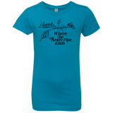 T-Shirts Turquoise / YXS Where the Sewer Pipe Ends Girls Premium T-Shirt