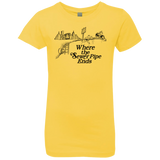 T-Shirts Vibrant Yellow / YXS Where the Sewer Pipe Ends Girls Premium T-Shirt