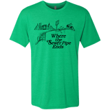 T-Shirts Envy / Small Where the Sewer Pipe Ends Men's Triblend T-Shirt