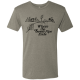 T-Shirts Venetian Grey / Small Where the Sewer Pipe Ends Men's Triblend T-Shirt