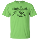 T-Shirts Lime / Small Where the Sewer Pipe Ends T-Shirt