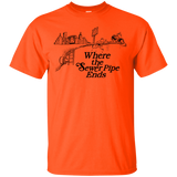 T-Shirts Orange / Small Where the Sewer Pipe Ends T-Shirt