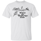 T-Shirts White / Small Where the Sewer Pipe Ends T-Shirt