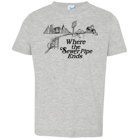 T-Shirts Heather / 2T Where the Sewer Pipe Ends Toddler Premium T-Shirt